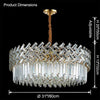 WOMO Shield Crystal Round Chandelier-WM2190 thumbnail