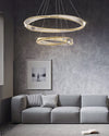 WOMO Möbius Crystal Prism Circular Chandelier-WM2191 thumbnail
