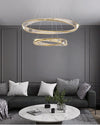 WOMO Möbius Crystal Prism Circular Chandelier-WM2191 thumbnail