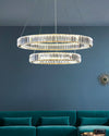 WOMO 2 Tier Circular Crystal Chandelier-WM2192 thumbnail