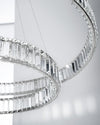 WOMO 2 Tier Circular Crystal Chandelier-WM2192 thumbnail