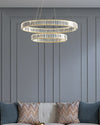 WOMO 2 Tier Circular Crystal Chandelier-WM2192 thumbnail