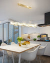WOMO Twist Linear Crystal Chandelier-WM2193 thumbnail