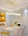 WOMO Twist Linear Crystal Chandelier-WM2193 thumbnail
