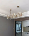 WOMO Textured Glass Disc Chandelier-WM2194 thumbnail