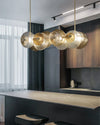 WOMO Textured Glass Disc Chandelier-WM2194 thumbnail