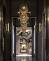 WOMO Textured Glass Disc Chandelier-WM2194 thumbnail