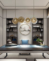 WOMO Textured Glass Disc Chandelier-WM2194 thumbnail