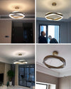 WOMO Wave Circular LED Chandelier-WM2195 thumbnail