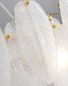 WOMO Frosted Glass Feather Chandelier-WM2196 thumbnail