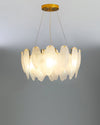 WOMO Frosted Glass Feather Chandelier-WM2196 thumbnail