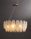 WOMO Frosted Glass Feather Chandelier-WM2196 thumbnail