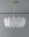 WOMO Frosted Glass Feather Chandelier-WM2196 thumbnail