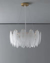 WOMO Frosted Glass Feather Chandelier-WM2196 thumbnail