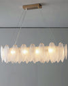 WOMO Frosted Glass Feather Chandelier-WM2196 thumbnail