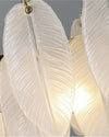 WOMO Frosted Glass Feather Chandelier-WM2196 thumbnail