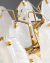 WOMO Frosted Glass Feather Chandelier-WM2196 thumbnail