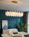 WOMO Frosted Glass Feather Chandelier-WM2196 thumbnail