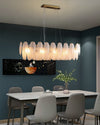 WOMO Frosted Glass Feather Chandelier-WM2196 thumbnail
