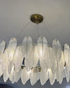 WOMO Frosted Glass Feather Chandelier-WM2196 thumbnail