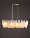 WOMO Frosted Glass Feather Chandelier-WM2196 thumbnail