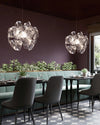 WOMO Mirrored Lucite Chandelier-WM2197 thumbnail