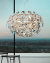WOMO Mirrored Lucite Chandelier-WM2197 thumbnail
