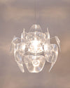 WOMO Mirrored Lucite Chandelier-WM2197 thumbnail