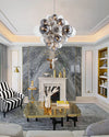 WOMO Smoked Glass Bubble Chandelier-WM2198 thumbnail