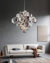 WOMO Smoked Glass Bubble Chandelier-WM2198 thumbnail