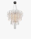 WOMO Tiered Glass Rod Sculptural Chandelier-WM2199 thumbnail