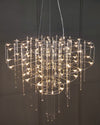 WOMO Tiered Glass Rod Sculptural Chandelier-WM2199 thumbnail