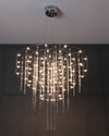 WOMO Tiered Glass Rod Sculptural Chandelier-WM2199 thumbnail