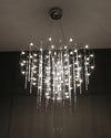 WOMO Tiered Glass Rod Sculptural Chandelier-WM2199 thumbnail