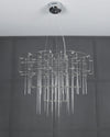 WOMO Tiered Glass Rod Sculptural Chandelier-WM2199 thumbnail