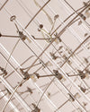 WOMO Tiered Glass Rod Sculptural Chandelier-WM2199 thumbnail