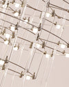 WOMO Tiered Glass Rod Sculptural Chandelier-WM2199 thumbnail
