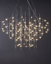 WOMO Tiered Glass Rod Sculptural Chandelier-WM2199 thumbnail