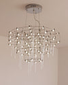 WOMO Tiered Glass Rod Sculptural Chandelier-WM2199 thumbnail