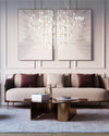 WOMO Tiered Glass Rod Sculptural Chandelier-WM2199 thumbnail