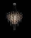 WOMO Tiered Glass Rod Sculptural Chandelier-WM2199 thumbnail