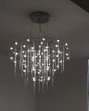 WOMO Tiered Glass Rod Sculptural Chandelier-WM2199 thumbnail