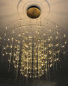 WOMO Tiered Glass Rod Sculptural Chandelier-WM2199 thumbnail