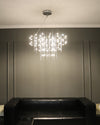 WOMO Tiered Glass Rod Sculptural Chandelier-WM2199 thumbnail