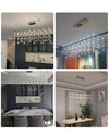 WOMO Rectangular Sculptural Chandelier-WM2200 thumbnail