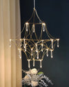 WOMO Large Sculptural Crystal Chandelier-WM2201 thumbnail
