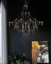 WOMO Large Sculptural Crystal Chandelier-WM2201 thumbnail
