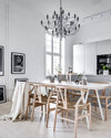 WOMO Tiered Modern Candle Chandelier-WM2203 thumbnail