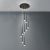 WOMO Cone Spiral Cascading Chandelier-WM2204 thumbnail
