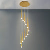 WOMO Cone Spiral Cascading Chandelier-WM2204 thumbnail